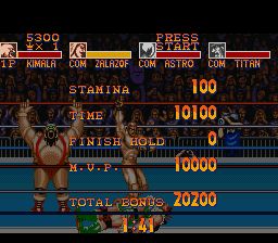 摔角霸王SFC游戏截图第17张