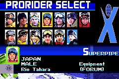 ESPN冬季运动会：滑雪板2002GBA游戏截图第3张