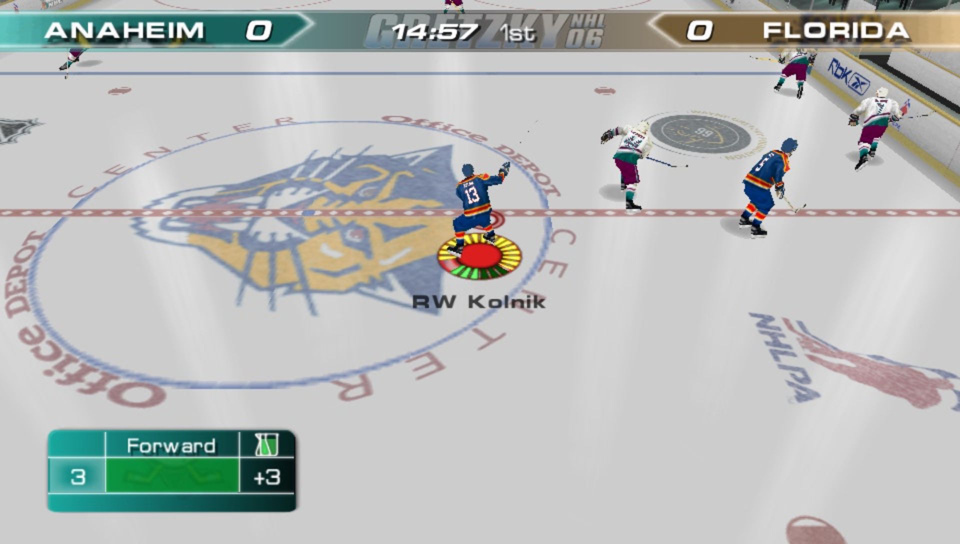 美国职业冰球联盟06PSP游戏截图第9张