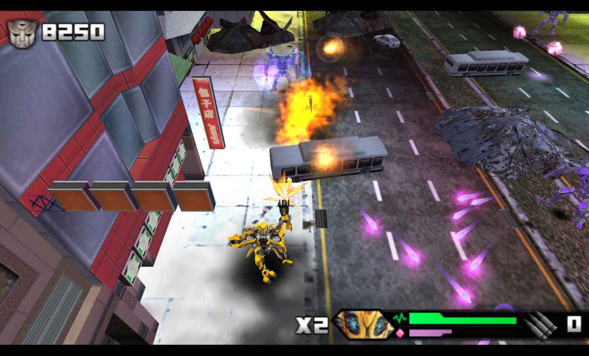 变形金刚2：卷土重来PSP游戏截图第6张
