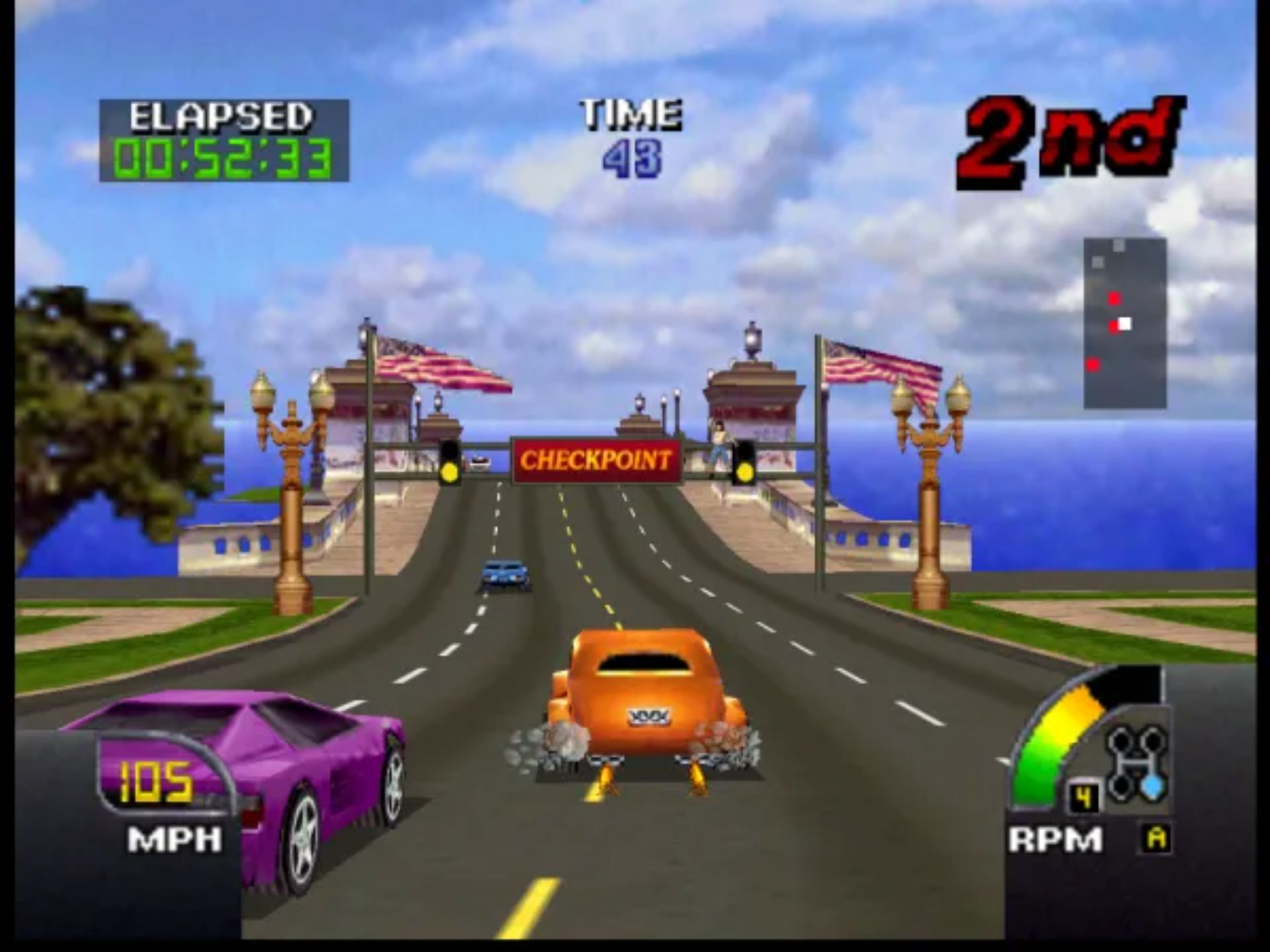 美国赛车N64游戏截图第17张