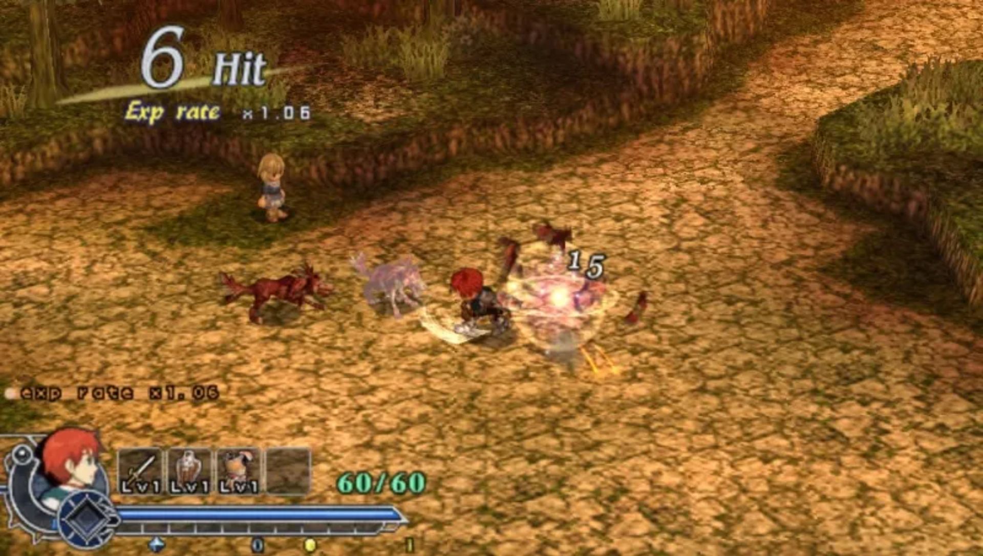 伊苏：菲尔迦纳的誓约PSP游戏截图第7张