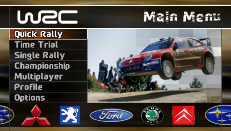 世界拉力锦标赛PSP游戏截图第1张