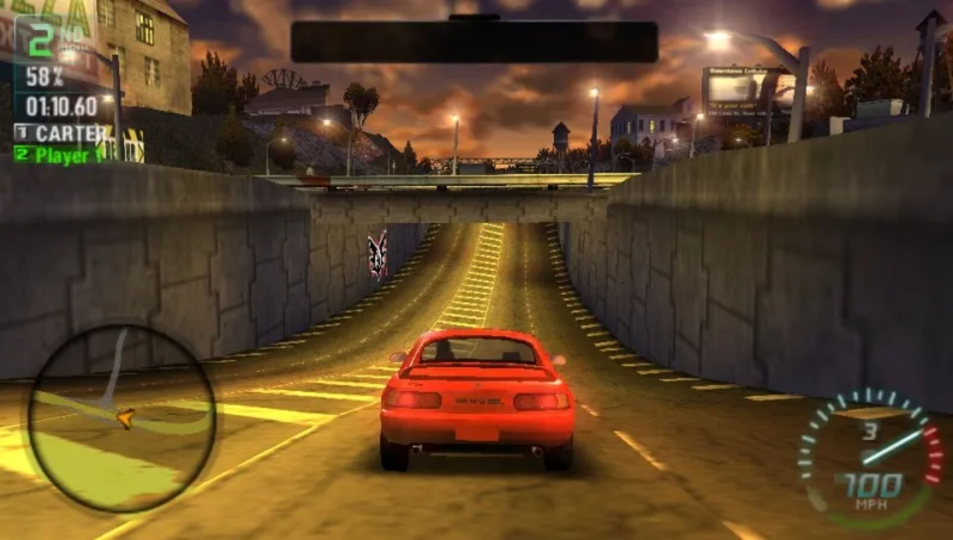 极品飞车：卡本峡谷之城市争霸PSP游戏截图第4张