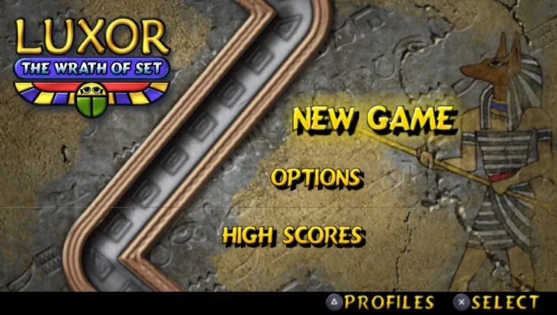 卢克索：金字塔祖玛PSP游戏截图第1张