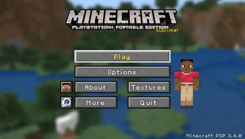 我的世界PSP游戏截图第1张
