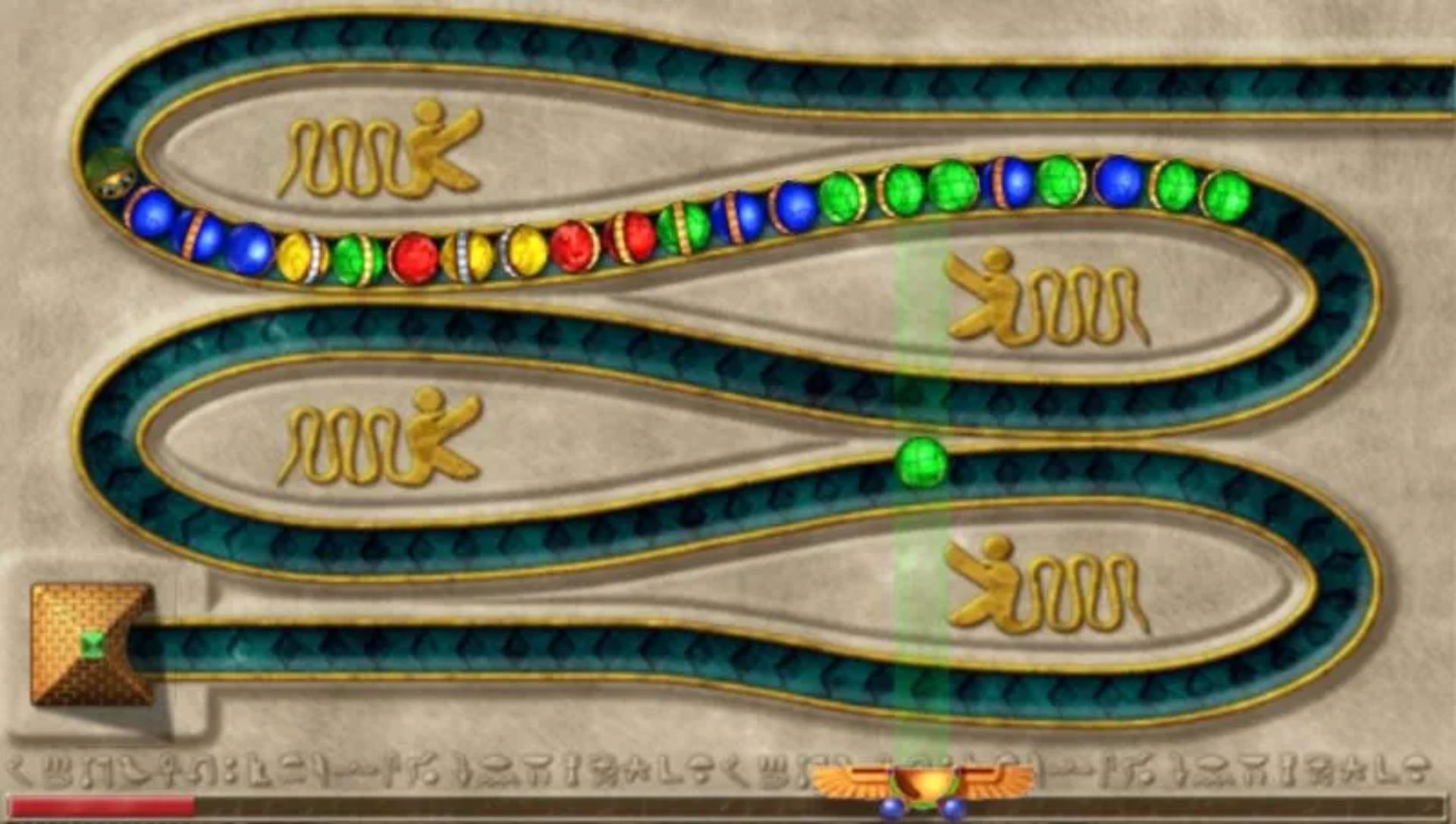 卢克索：金字塔祖玛PSP游戏截图第3张