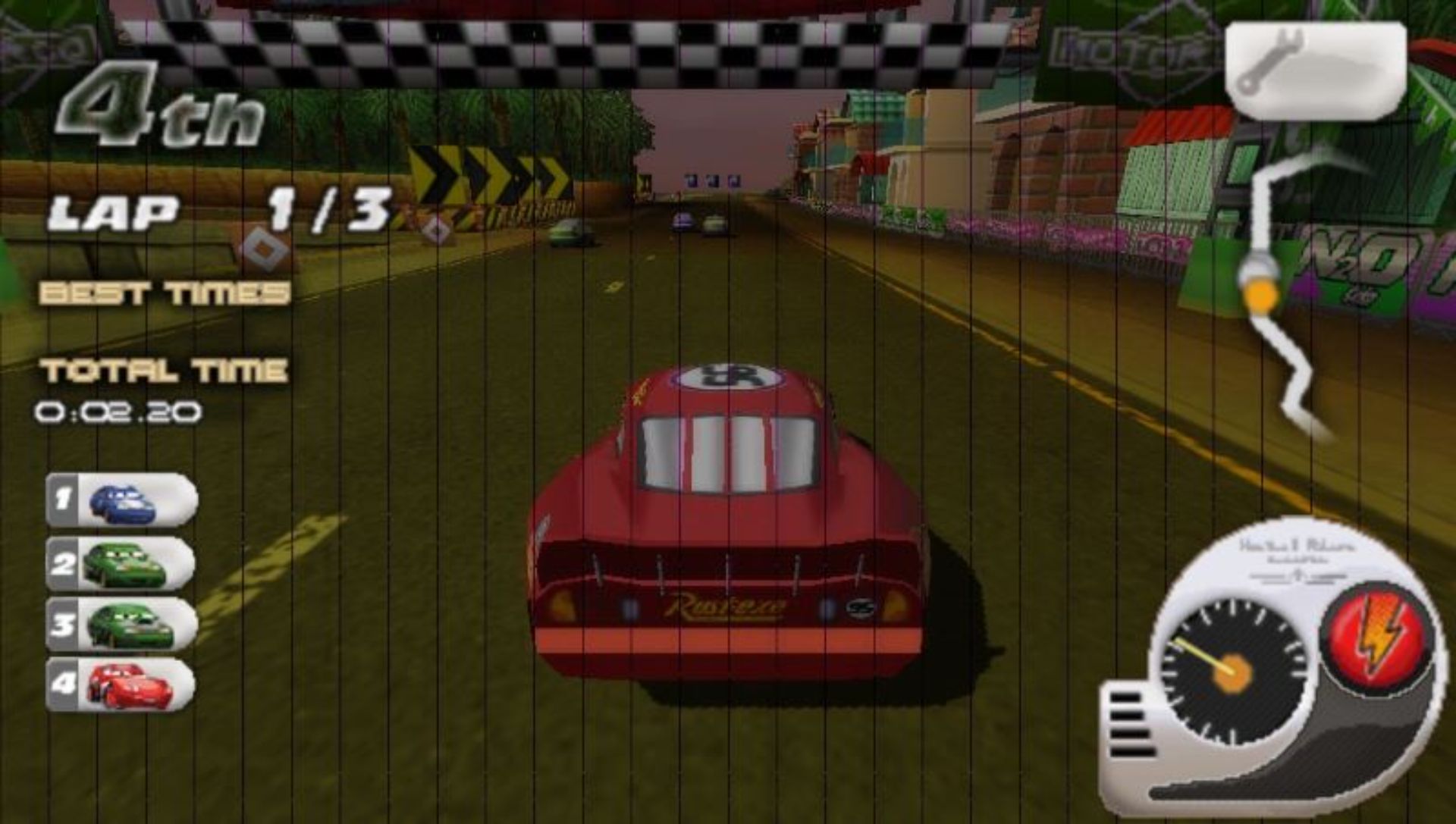 汽车总动员：竞速PSP游戏截图第4张