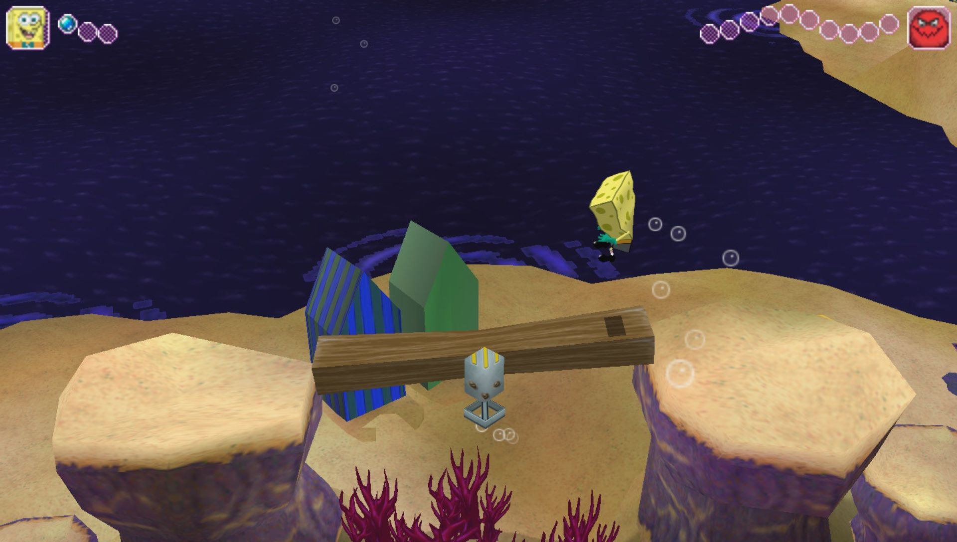 海绵宝宝：黄色复仇者PSP游戏截图第14张