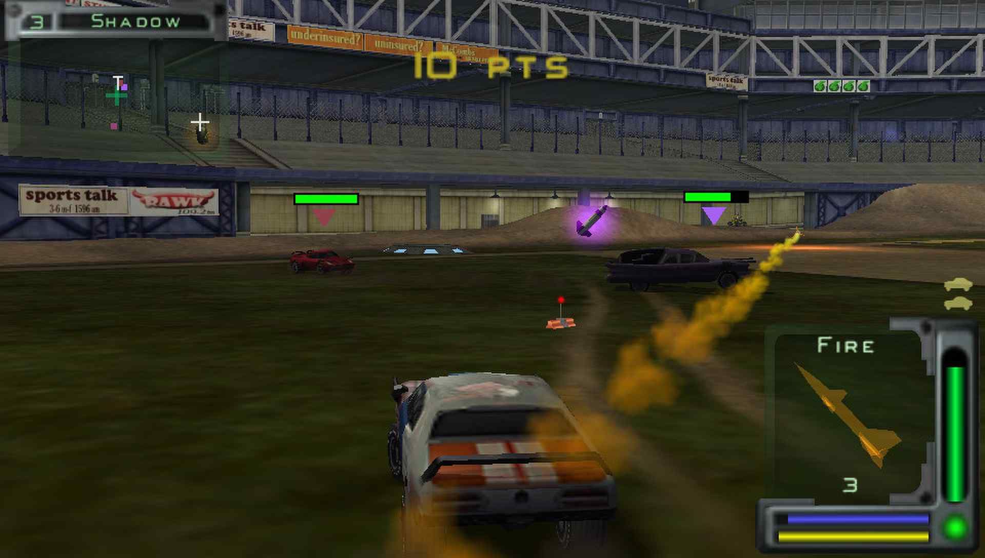 烈火战车：勇往直前PSP游戏截图第6张