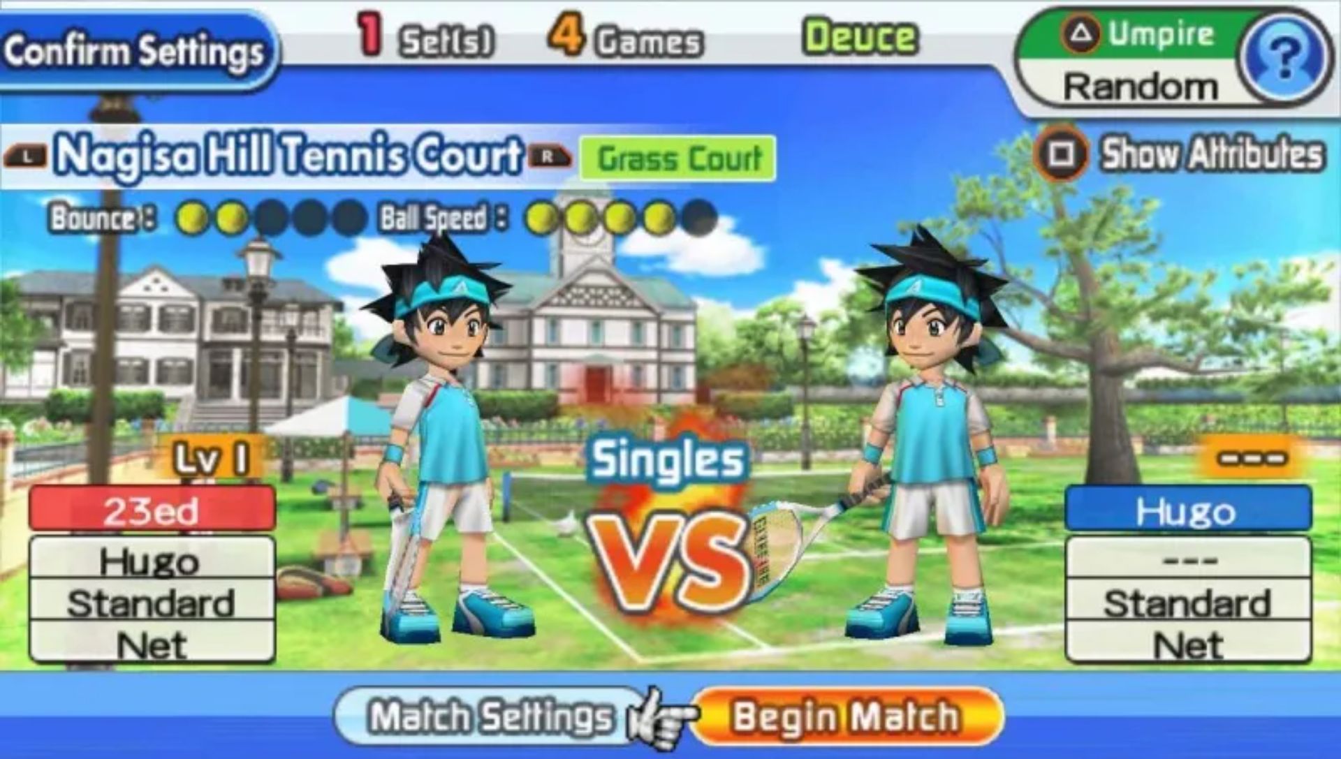 大众网球PSP游戏截图第4张