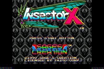 昆虫大战／神蜂物语／杀虫战记X／杀虫战记MD游戏截图第3张