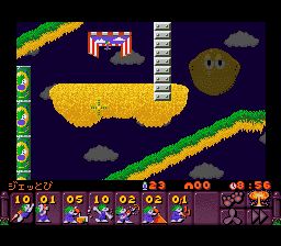 旅鼠总动员2／百战小旅鼠2SFC游戏截图第12张