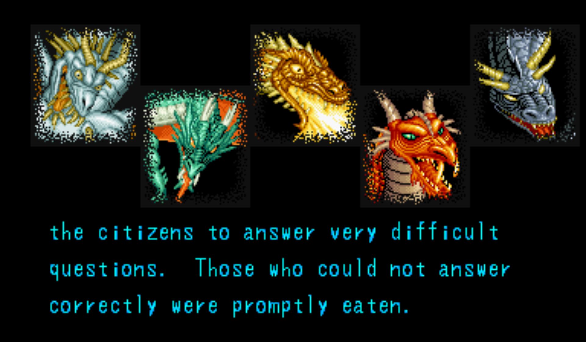 龙之谜题／龙之问答街机游戏截图第4张