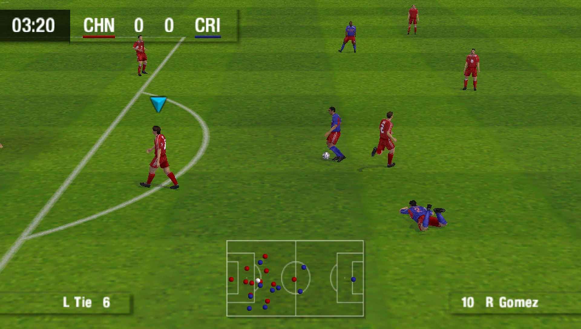 世界足球巡回赛PSP游戏截图第6张