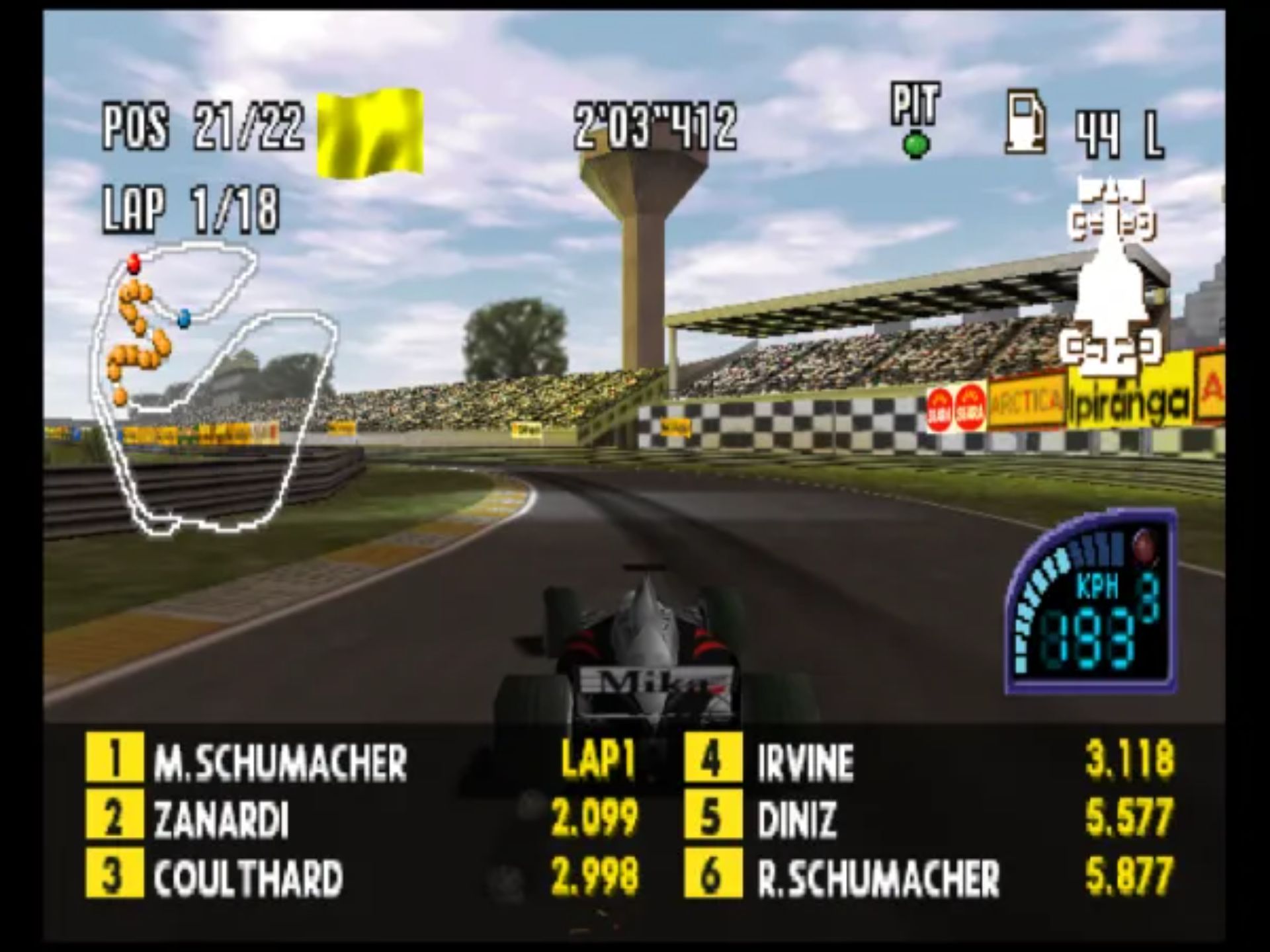 F1赛车锦标赛N64游戏截图第16张