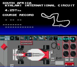 休曼F1大奖赛1SFC游戏截图第6张