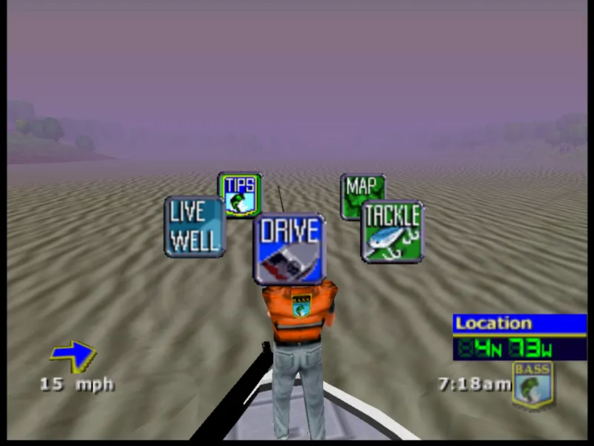 巴斯鲈钓大师2000N64游戏截图第6张