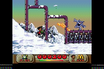 米克与麦可：全球角斗士／橡胶枪MD游戏截图第15张