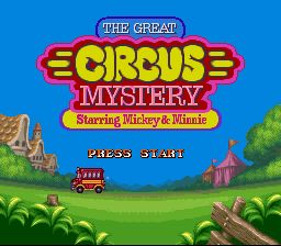 米奇与米妮的魔法冒险2／米老鼠：不可思议大马戏团SFC游戏截图第1张