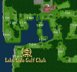 芹泽信雄的高尔夫／机器人高尔夫SFC游戏截图第4张