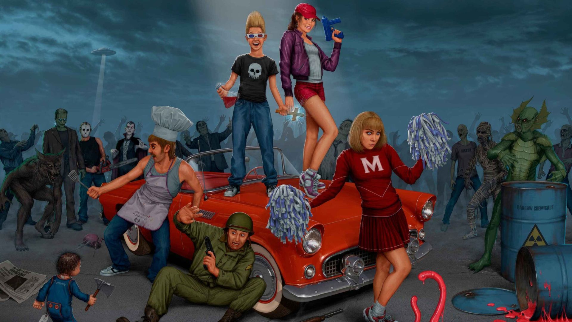 僵尸邻居／邻居不是人MD游戏截图第2张