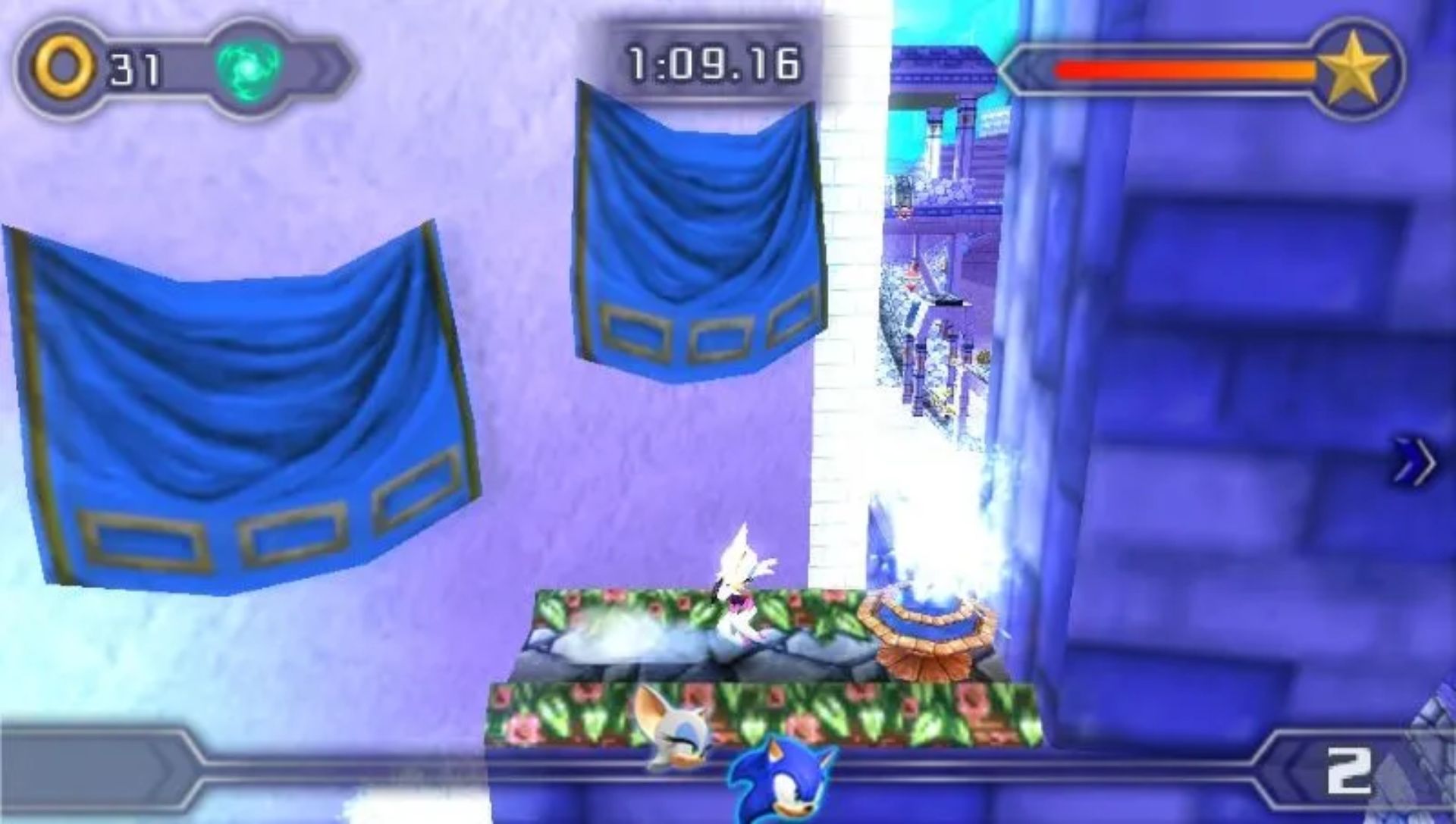 索尼克：竞争者2PSP游戏截图第9张