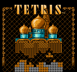 FC益智游戏《Tetris(方块)》秘籍：暂停慢动作画面技巧