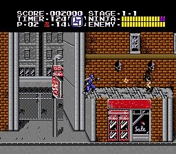 忍者龙剑传：巴SFC游戏截图第6张