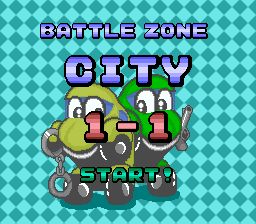 轰炸汽车／轰炸世界SFC游戏截图第3张