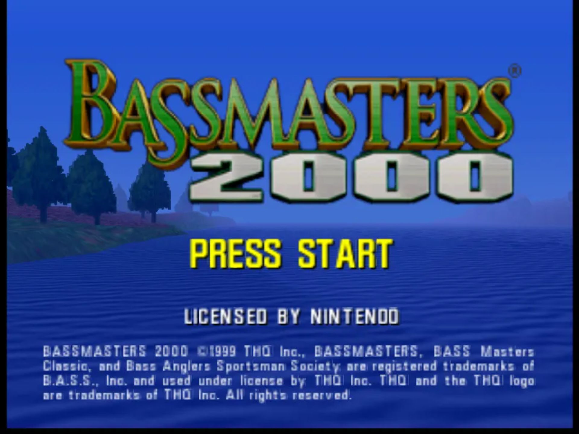 巴斯鲈钓大师2000N64游戏截图第3张