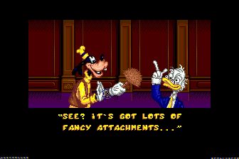 高飞狗的惊异之旅／高飞狗的疯狂历史之旅MD游戏截图第3张