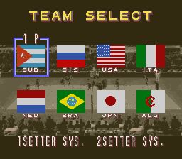 超级排球1SFC游戏截图第3张