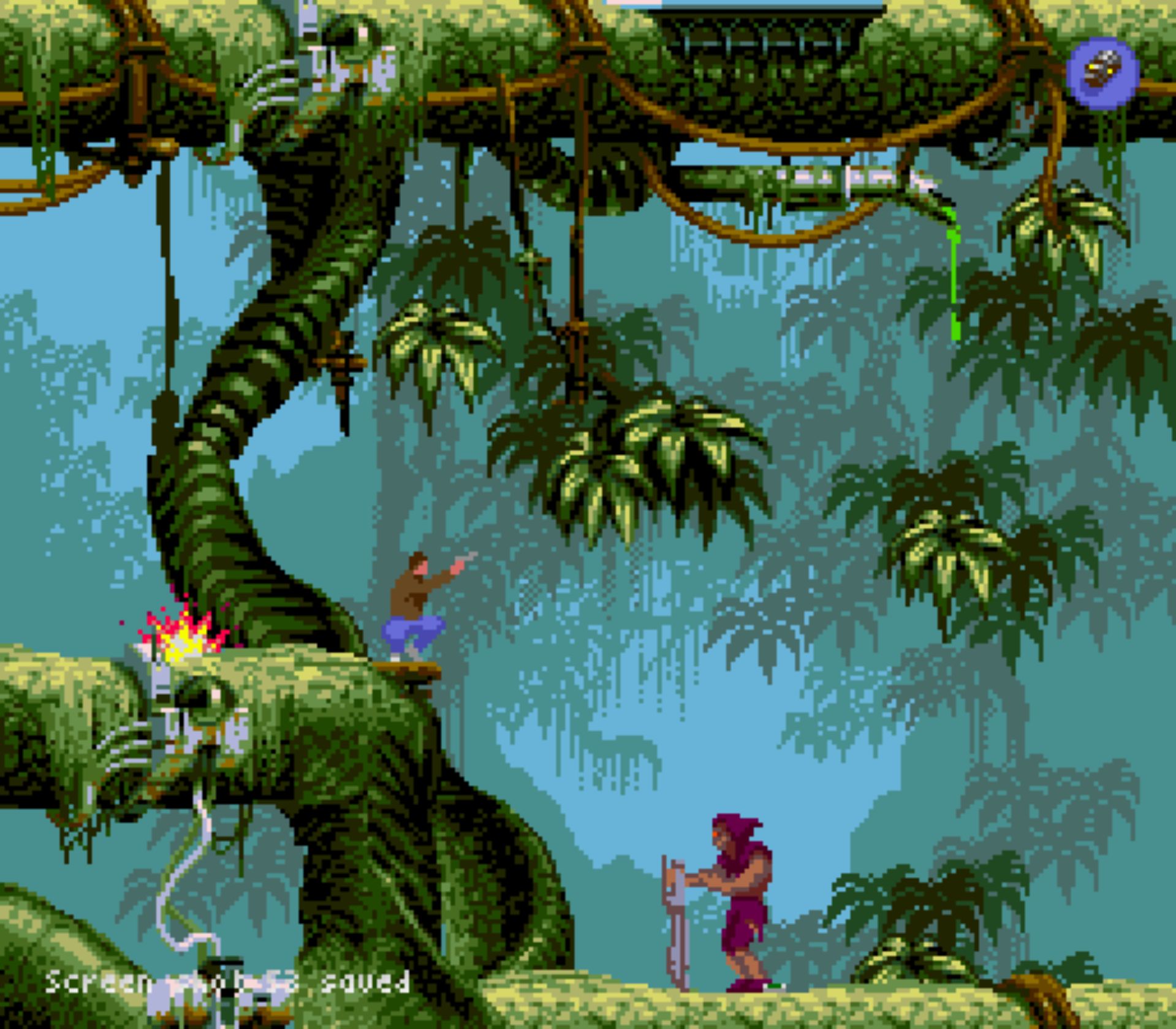 记忆闪回／闪电归来：永恒的追寻／回到过去：印地安之谜MD游戏截图第12张