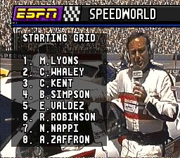 超速世界赛车转播SFC游戏截图第8张