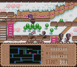 超级挖金子：掘金者／淘金者大冒险SFC游戏截图第7张