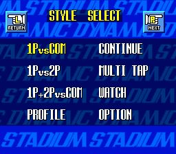 动感棒球SFC游戏截图第2张