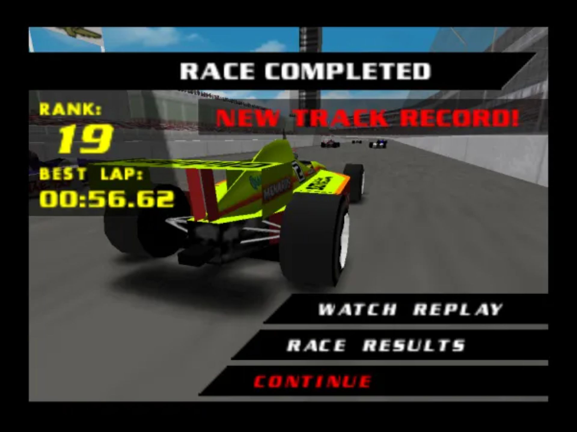 印地赛车2000(Indy Racing 2000)N64游戏截图第9张