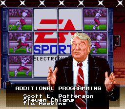 NFL职业美式足球94SFC游戏截图第1张