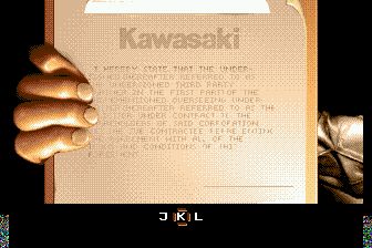 川崎超级摩托大赛MD游戏截图第3张