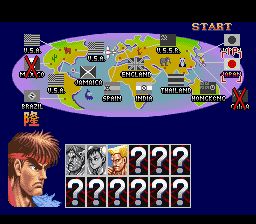 超级街头霸王2：新的挑战者SFC游戏截图第14张