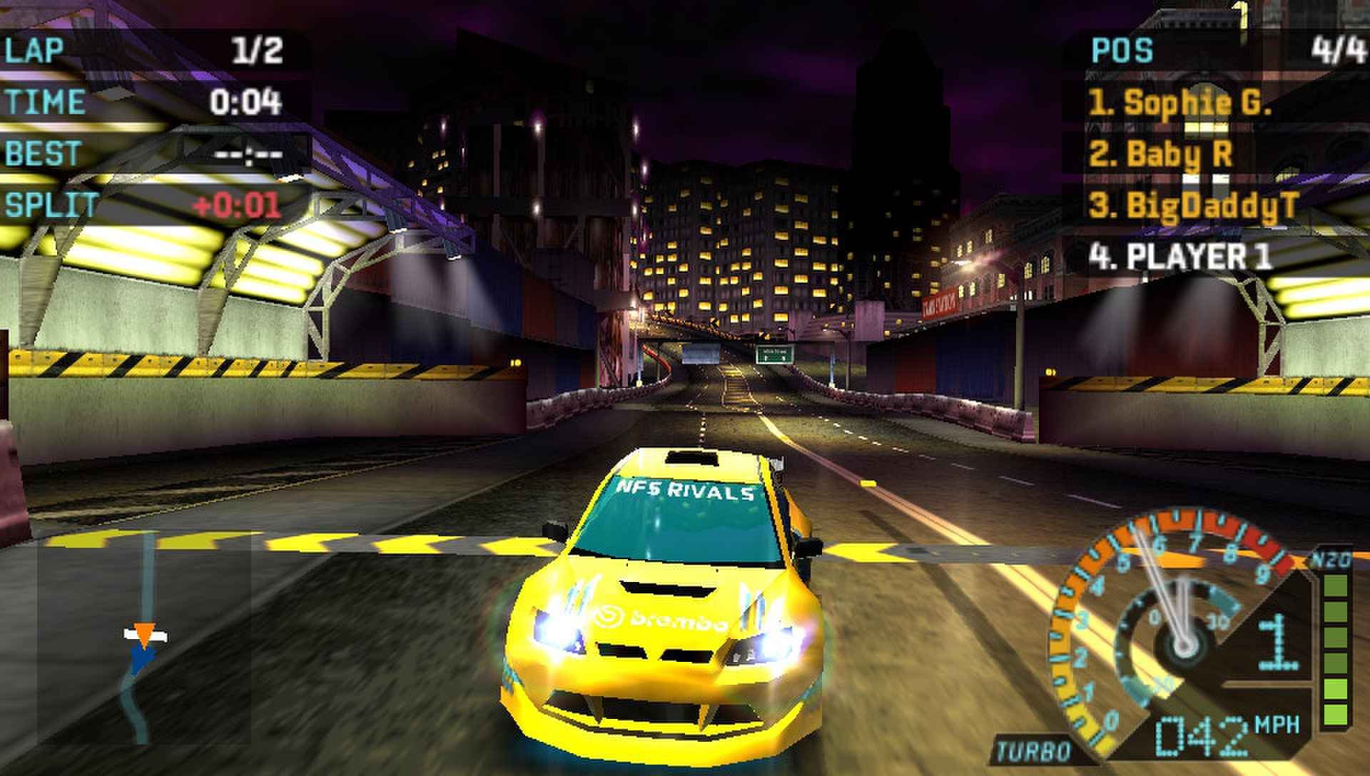 极品飞车：地下狂飙PSP游戏截图第4张