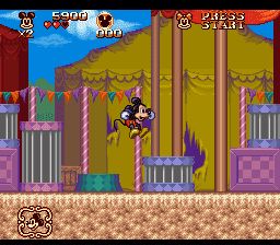 米奇与米妮的魔法冒险2／米老鼠：不可思议大马戏团SFC游戏截图第15张