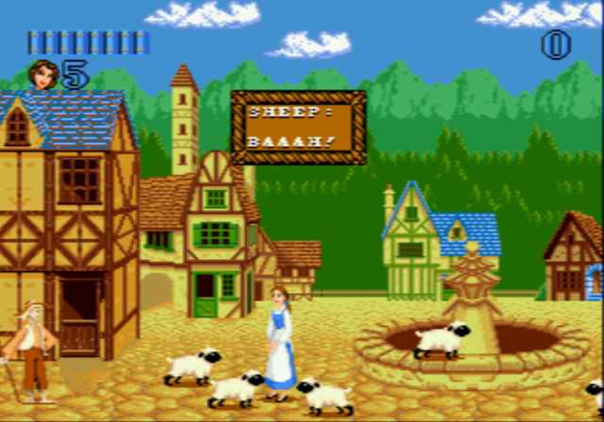 美女与野兽：贝莉之章MD游戏截图第5张