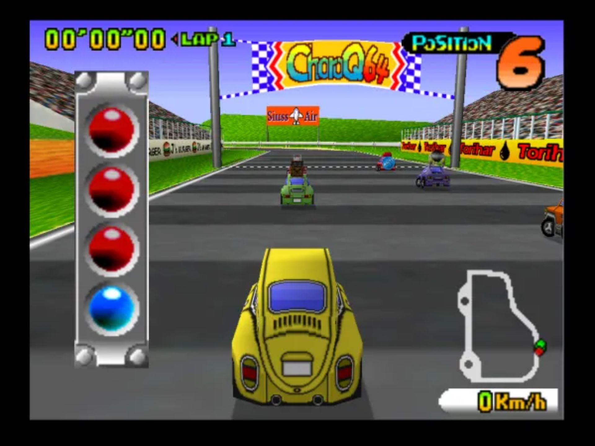 可爱Q赛车N64游戏截图第6张