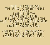 巴特辛普森：逃离夺命营地GB游戏截图第2张