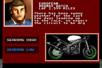 川崎超级摩托大赛MD游戏截图第4张