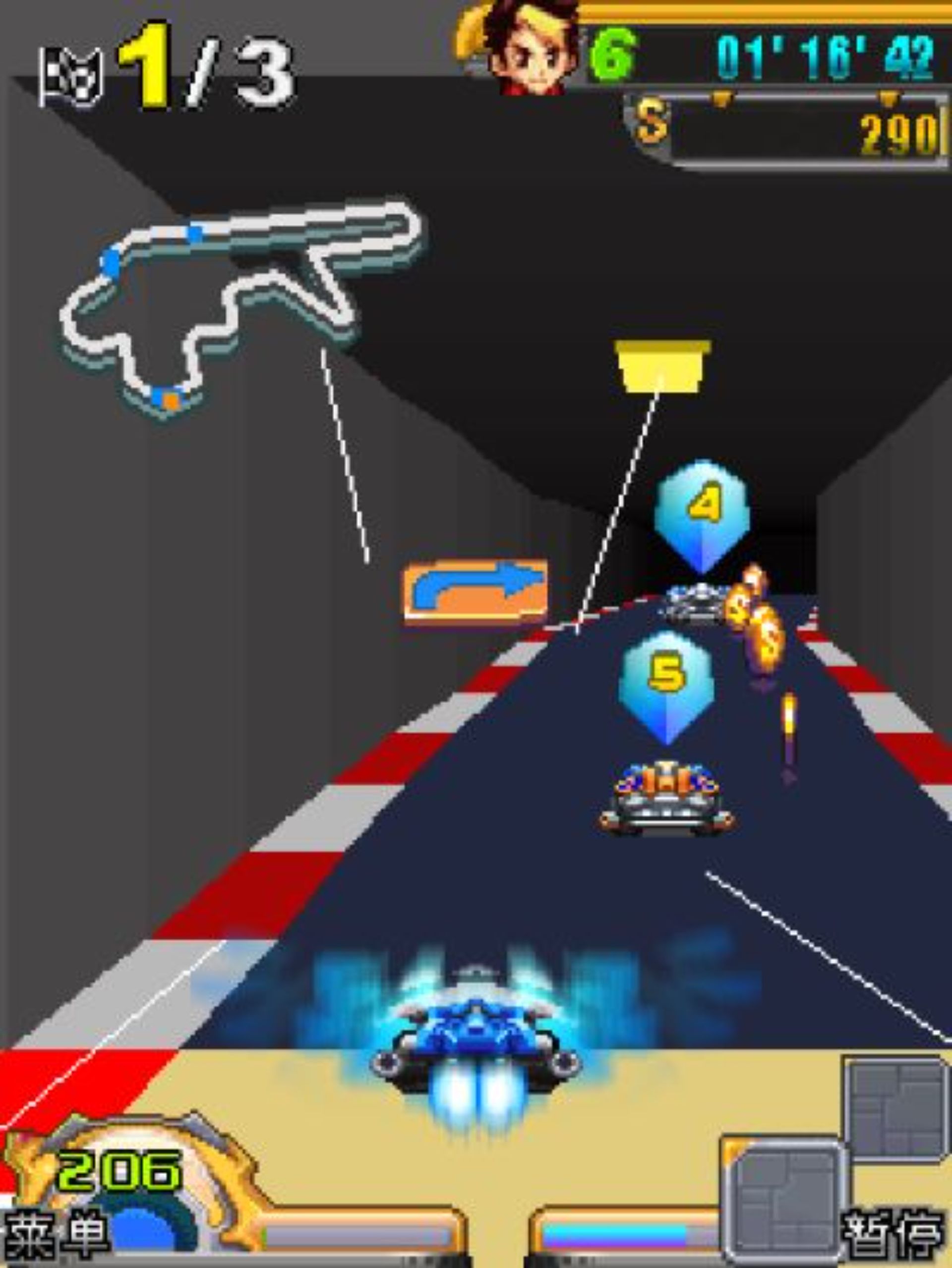 急速狂飙Java游戏截图第5张