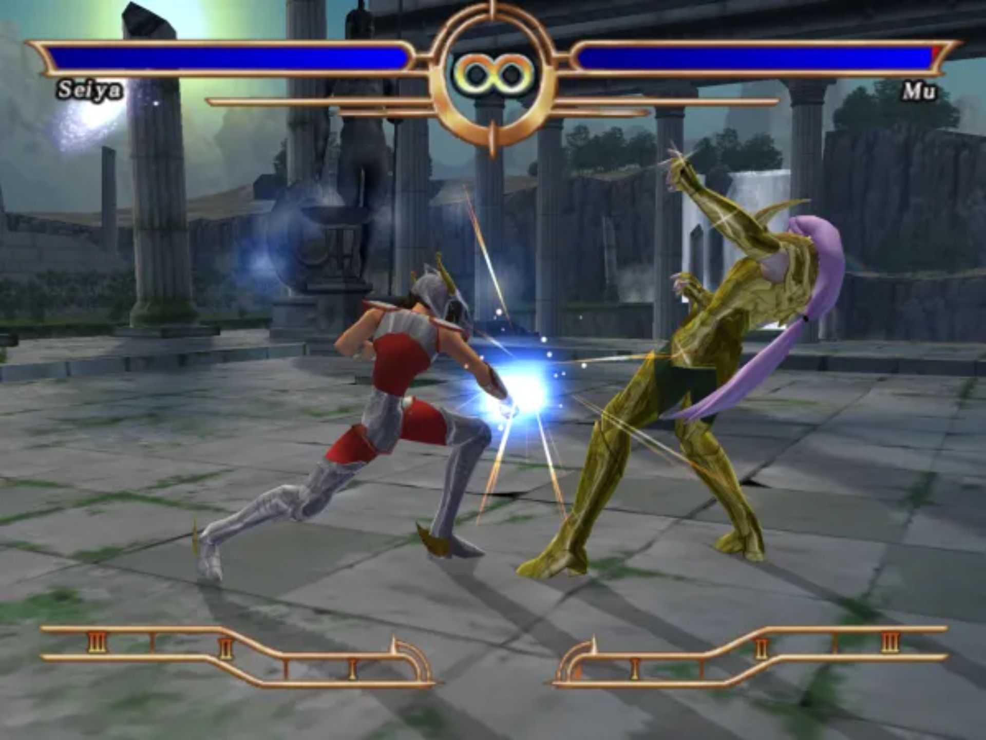 圣斗士星矢:圣域十二宫 中文汉化版PS2游戏截图第7张