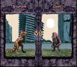 恐龙格斗／原始之怒SFC游戏截图第4张